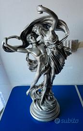 Scultura Resina Vintage Eugène Marioton "La dance"