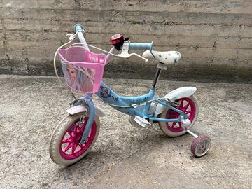 Bici bambina frozen con rotelle