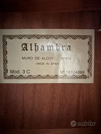 Alhambra3C Chitarra classica spagnola quasi nuova