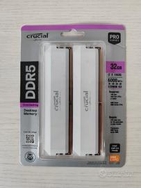Kit RAM Crucial DDR5 32GB (2x16GB) 6000MHz CL36