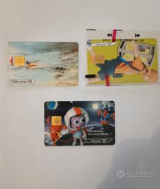 n°3 carte telefoniche Francia 