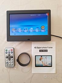 Cornice fotografica digitale da 7 pollici con SD