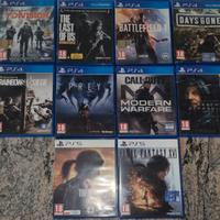 8 giochi PS4 più 2 PS5