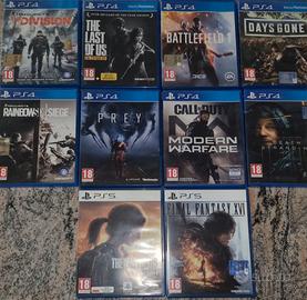 8 giochi PS4 più 2 PS5