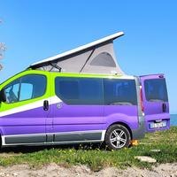 Opel Vivaro camperizzato con soffietto