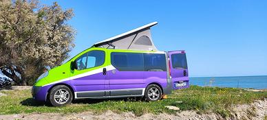 Opel Vivaro camperizzato con soffietto