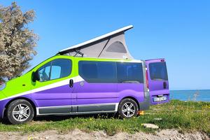 Opel Vivaro camperizzato con soffietto