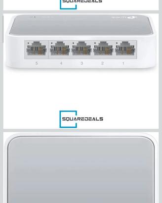 switch desktop 5 porte 10/100 Mbps