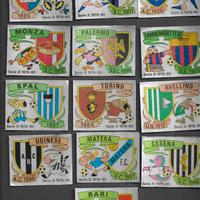 LOTTO 13 FIGURINE SCUDETTI NUOVI + VELINA 1979-80