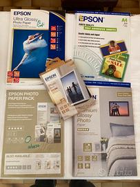 Carta fotografica Epson A4 e 13x18