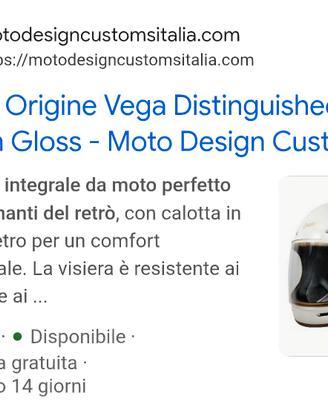 casco Origine Vega fibra nuovo