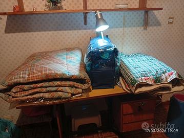 piumoni e sacco a pelo apribili a coperta