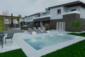 VILLA A SCHIERA A MONZA