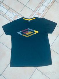 T-shirt uomo umbro taglia M nera cotone