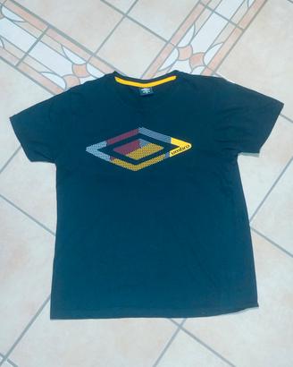 T-shirt uomo umbro taglia M nera cotone