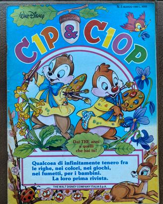 Fumetto comics mensile CIP & CIOP n.5 Marzo 1990