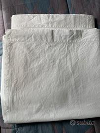 Lenzuola singole per il sopra bianche