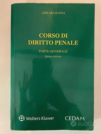 Corso di diritto penale, Manna, V edizione CEDAM