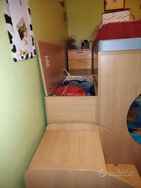 Camera per ragazzi con letti a castello