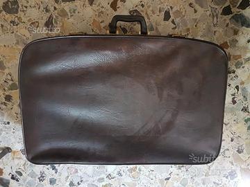 Valigia cuoio vintage