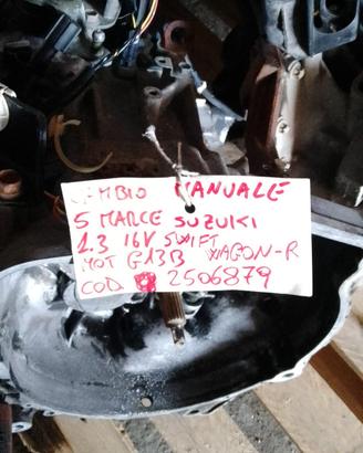 Cambio manuale Suzuki 1.3 16v cod 2506879