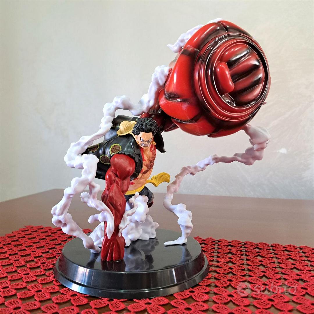 ACTION FIGURE ONE PIECE MONKEY D LUFFY GEAR 4 22cm Collezionismo In