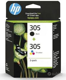 HP 305 Nero e Tricromia, Confezione da 2 Cartucce