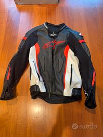 Giacca moto pelle AlpinestarMissile tg54