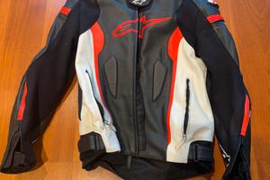 Giacca moto pelle AlpinestarMissile tg54
