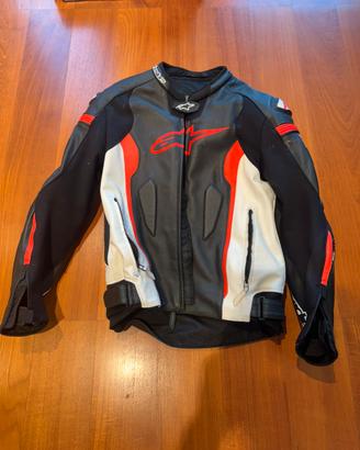 Giacca moto pelle AlpinestarMissile tg54