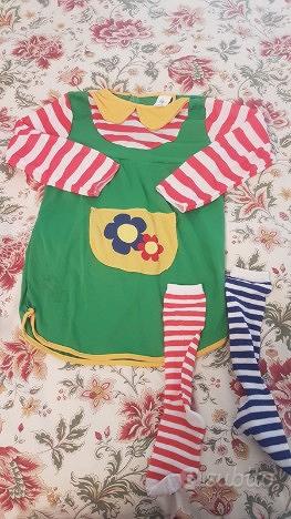 Pippi Langstrumpf Vestito Carnevale Pippi Calzelunghe Vestito Di