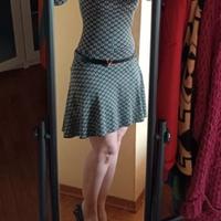 Abito stile vintage anni 60, tg. S, made in Italy