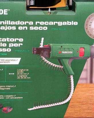 Nuovo!Avvitatore cartongesso 20V Parkside GARANZIA