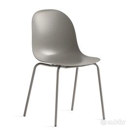 Set 6 sedie tortora Academy di Connubia