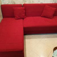 Divano letto 3 posti con penisola