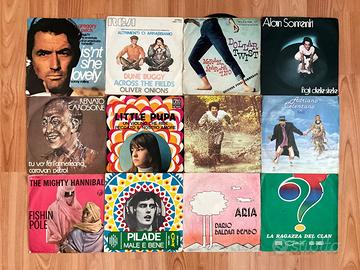 Collezione 47 dischi vinile 45 giri vintage