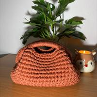 Clutch mattone lurex borse donna