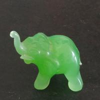 ELEFANTE in GIADEITE VERDE soprammobile