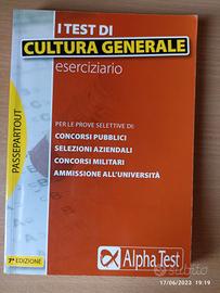 I test di cultura generale - eserciziario