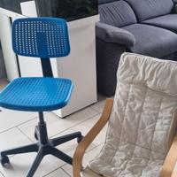 Sedia scrivania bambino e poltroncina Poang Ikea