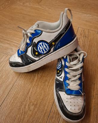 nike air personalizzate logo FC INTERNAZIONALE