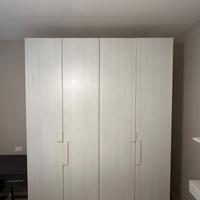 Armadio a muro bianco
