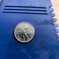Moneta 50 lire 1956