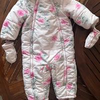 Tuta da neve per neonata ,taglia 68cm 9m (nuova)