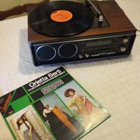 Giradischi  radio  anni 70
