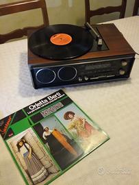 Giradischi  radio  anni 70