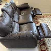 Divano di Divani&Divani (Natuzzi) in vera pelle