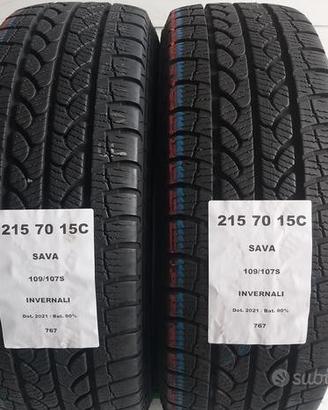 2 gomme 215 70 15c sava a767