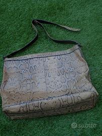 Borsa vintage Gianfranco Ferré pitonata