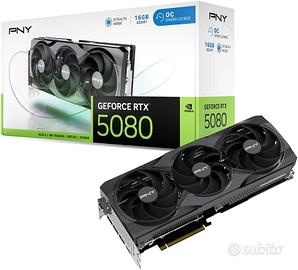 gpu Nvidia RTX 5080 PNY garanzia amazon italia